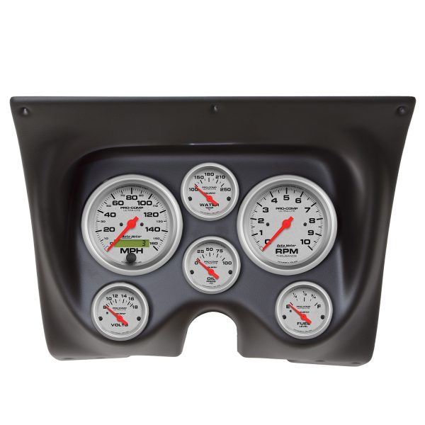 6 GAUGE DIRECT-FIT DASH KIT, CAMARO/FIREBIRD 67-68, ULTRA-LITE