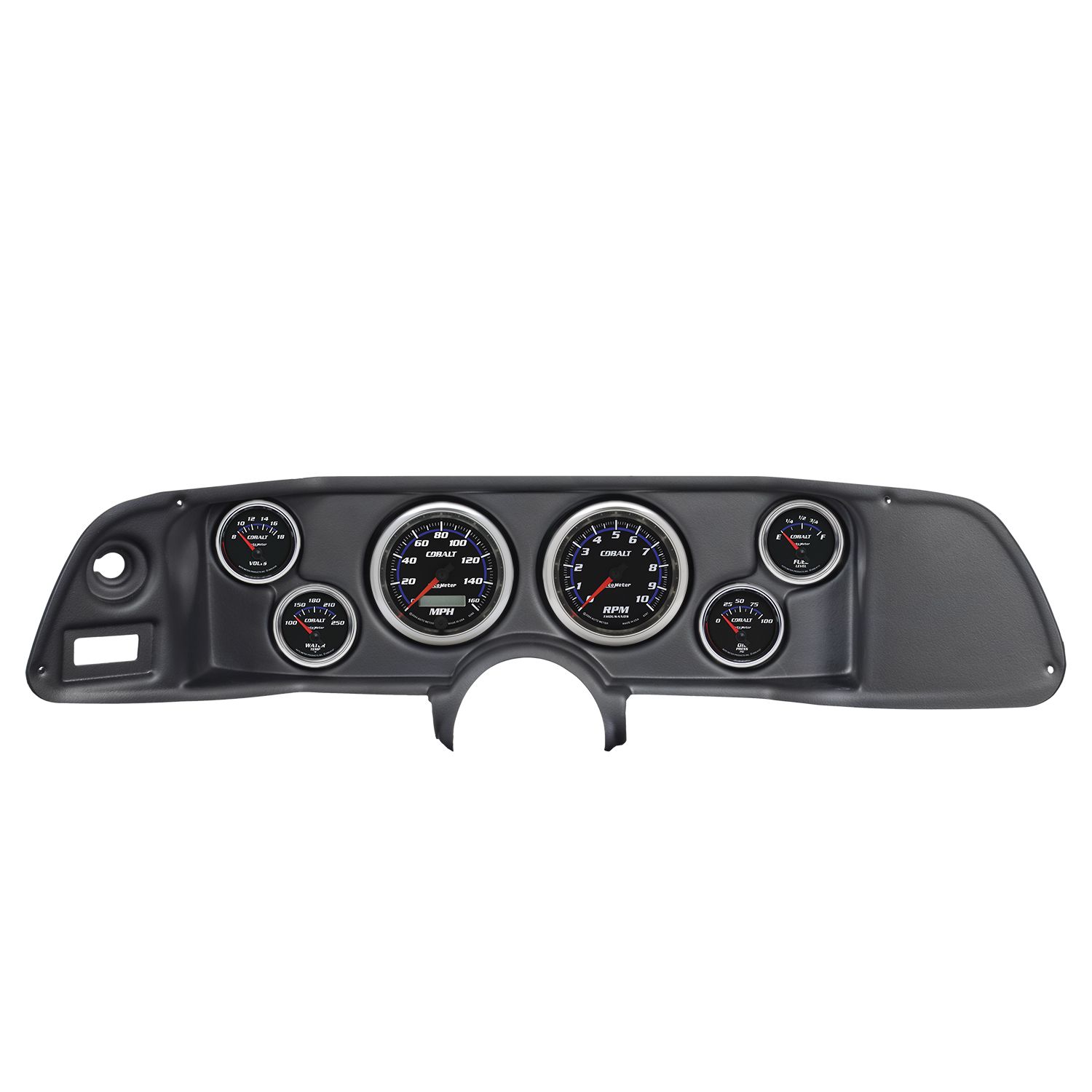 6 GAUGE DIRECT-FIT DASH KIT, CAMARO 70-78, COBALT