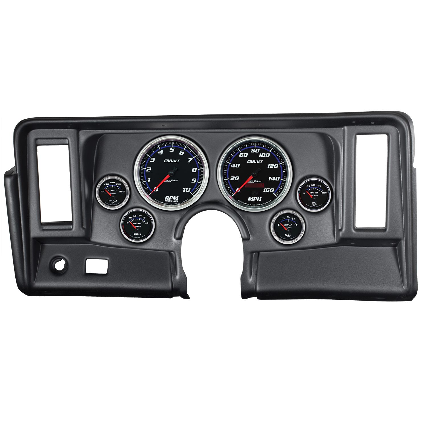 6 GAUGE DIRECT-FIT DASH KIT, NOVA 69-76, COBALT