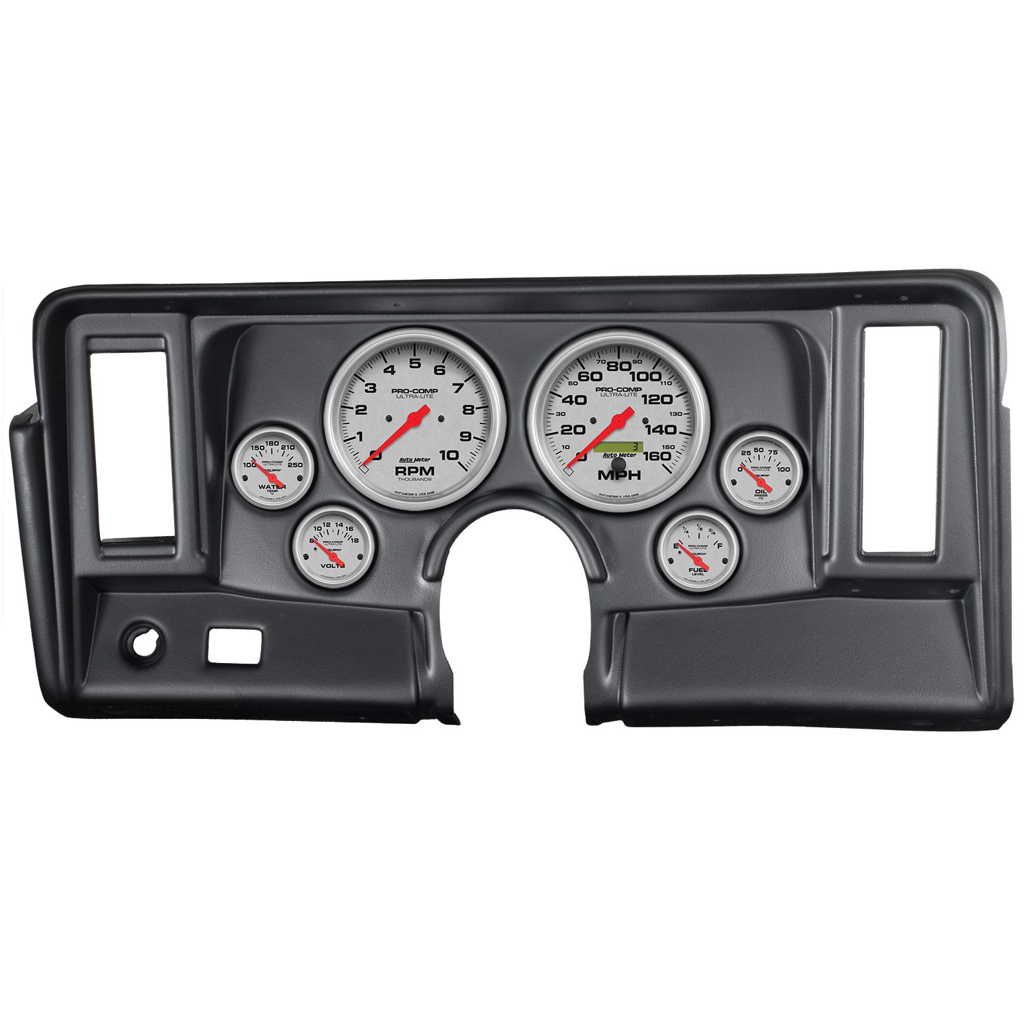 6 GAUGE DIRECT-FIT DASH KIT, NOVA 69-76, ULTRA-LITE