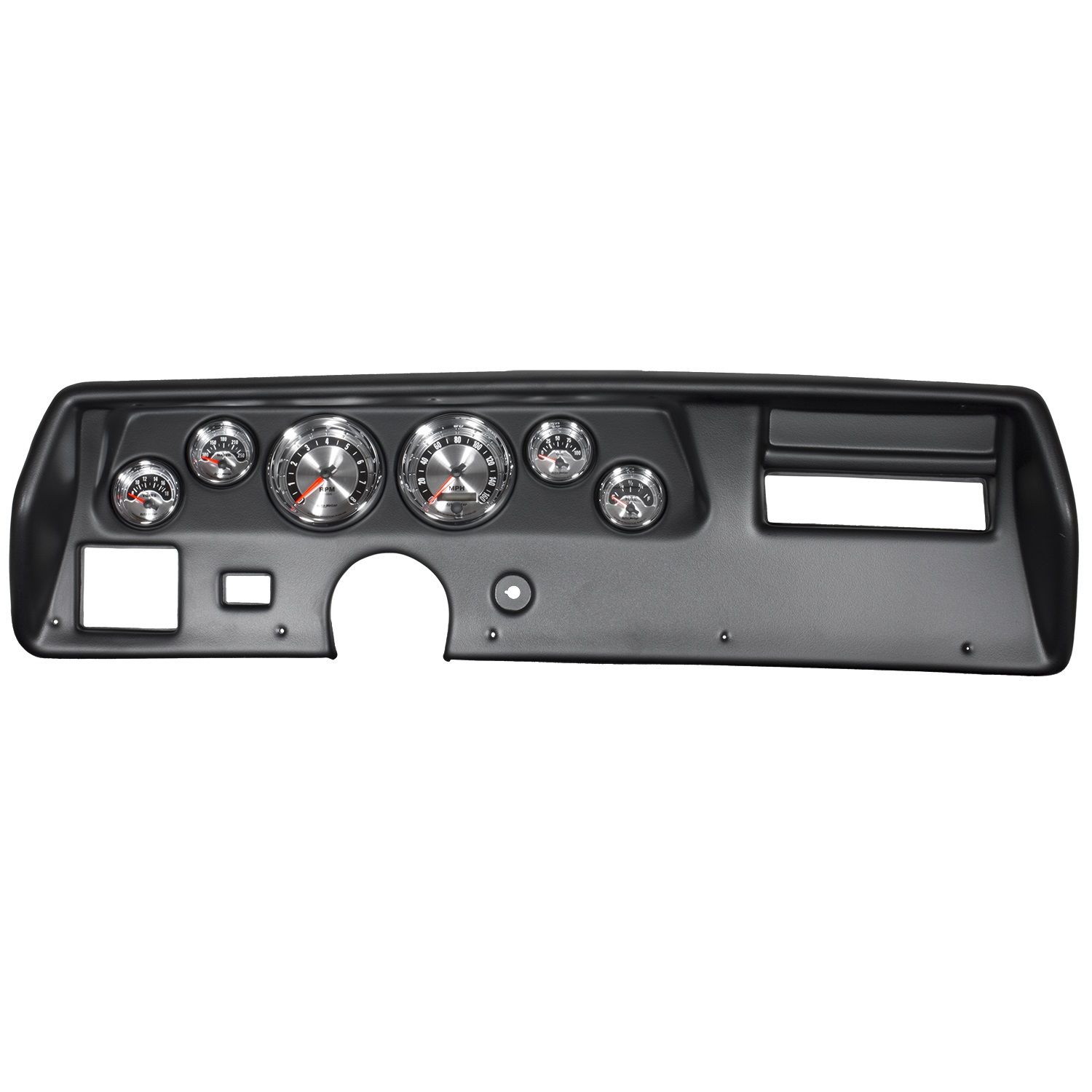 6 GAUGE DIRECT-FIT DASH KIT, CHEVELLESS/ELCAMINO/MONTE 70-72, AMERICAN MUSCLE