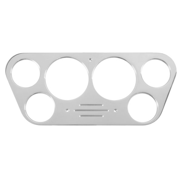 DIRECT FIT DASH PANEL, FORD TRUCK 53-55, 6 GAUGE, BILLET