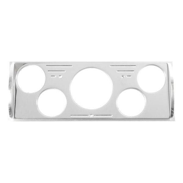 DIRECT FIT DASH PANEL, CHEVY TRUCK 40-46, 5 GAUGE, BILLET