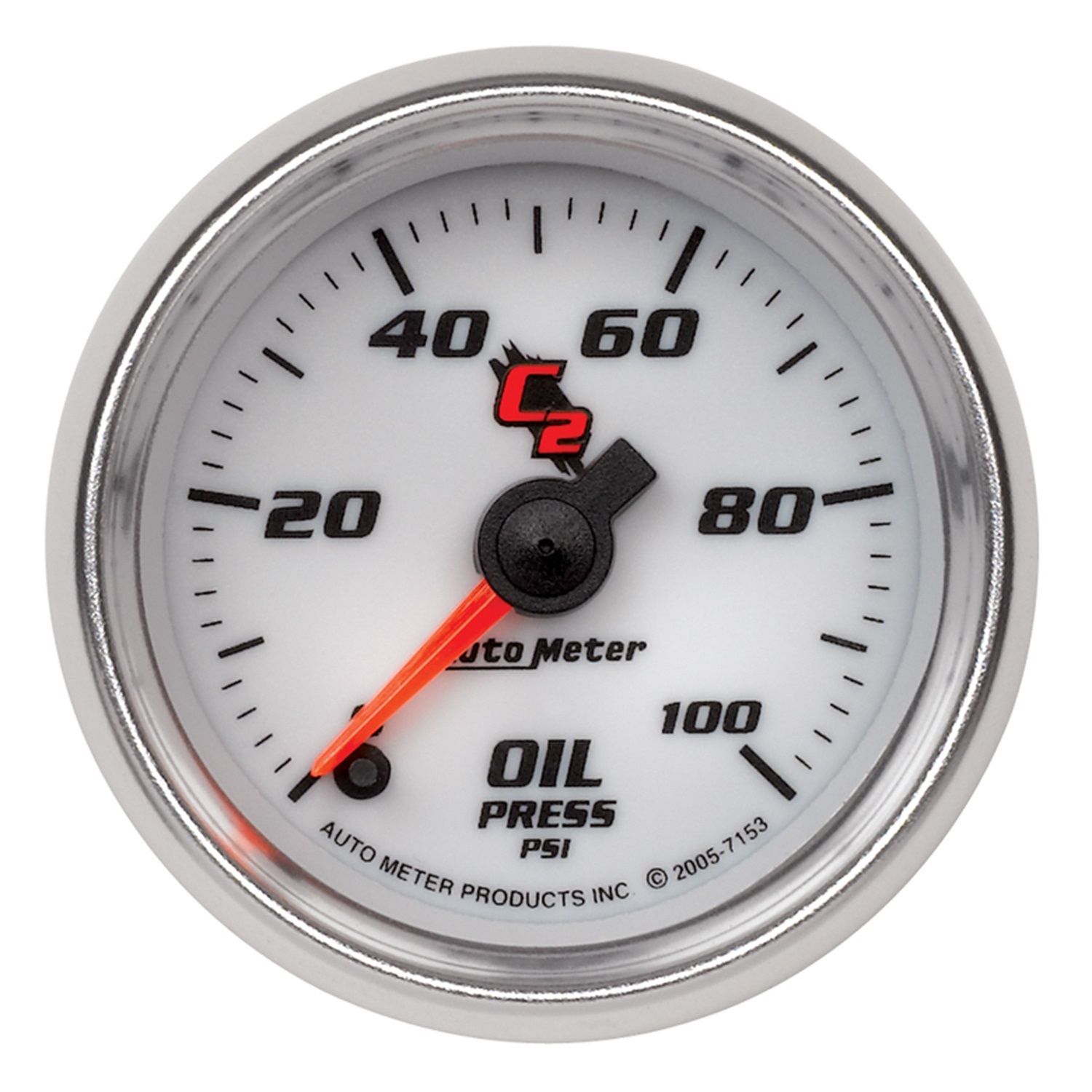 2-1/16 in. OIL PRESSURE, 0-100 PSI, C2