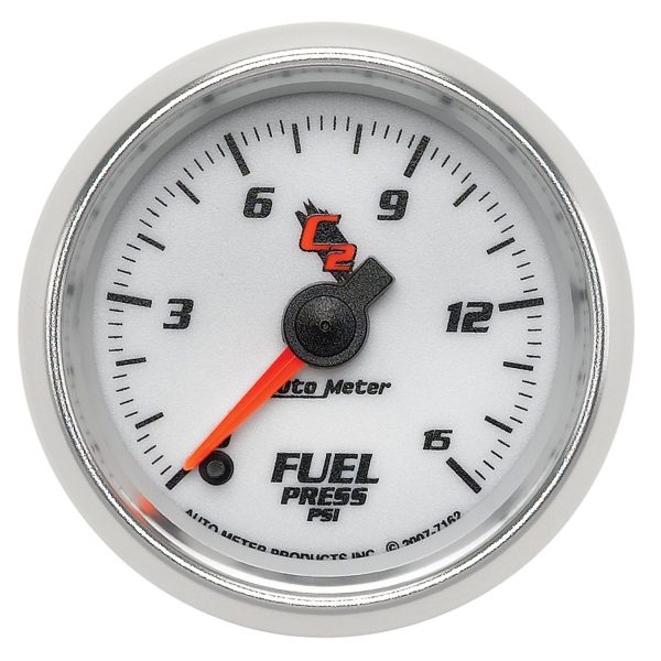 2-1/16 in. FUEL PRESSURE, 0-15 PSI, C2