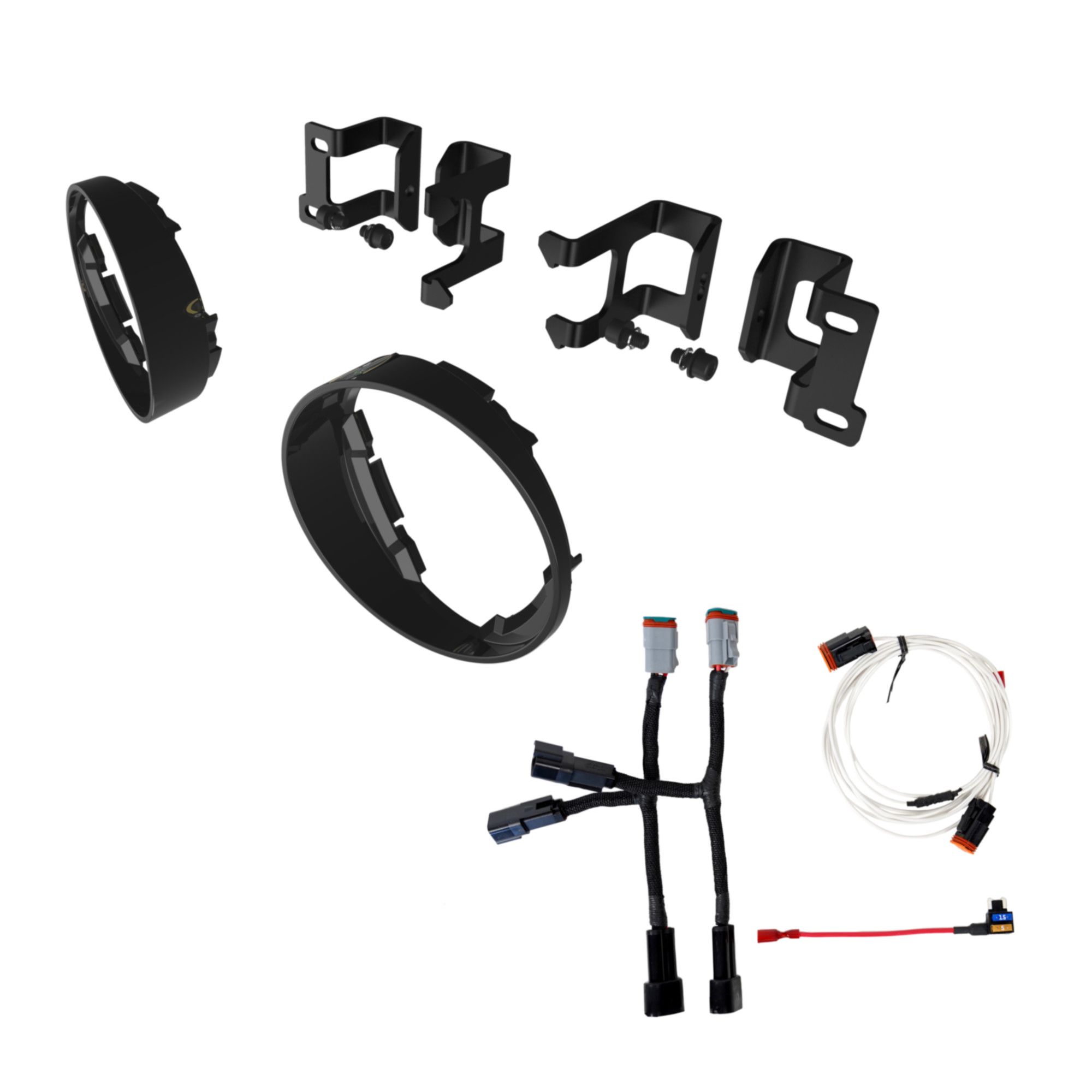 Bracket Set - Fog Pocket Kit for FLEX ERA? 3 - Brackets and Bezels - For Toyota Vehicles (pr)