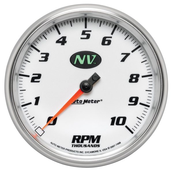 5 in. IN-DASH TACHOMETER, 0-10,000 RPM, NV