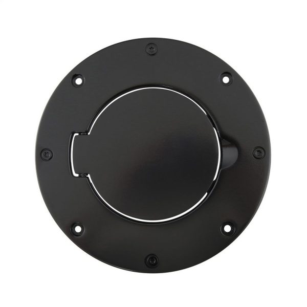 Gas Cover - Billet Style - Gloss Black