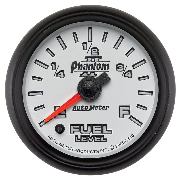 2-1/16 in. FUEL LEVEL, PROGRAMMABLE 0-280 O, PHANTOM II