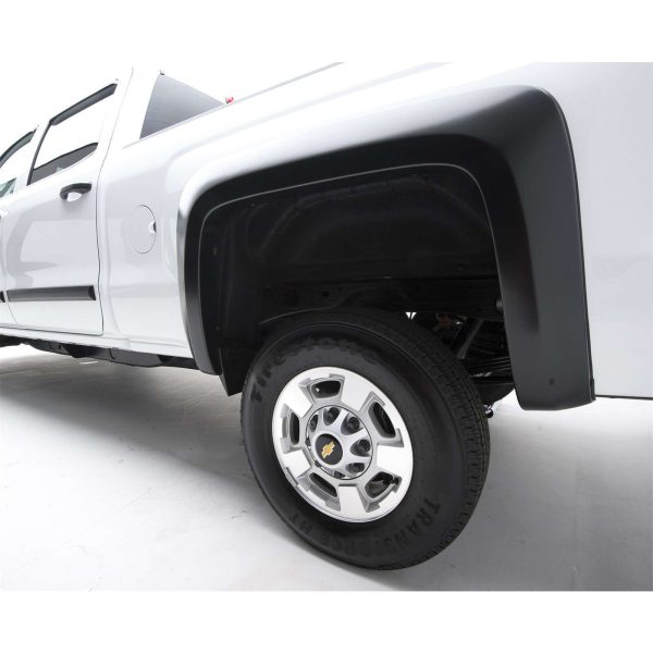 EGR - 753014R - USA Black Rugged Style Fender Flares