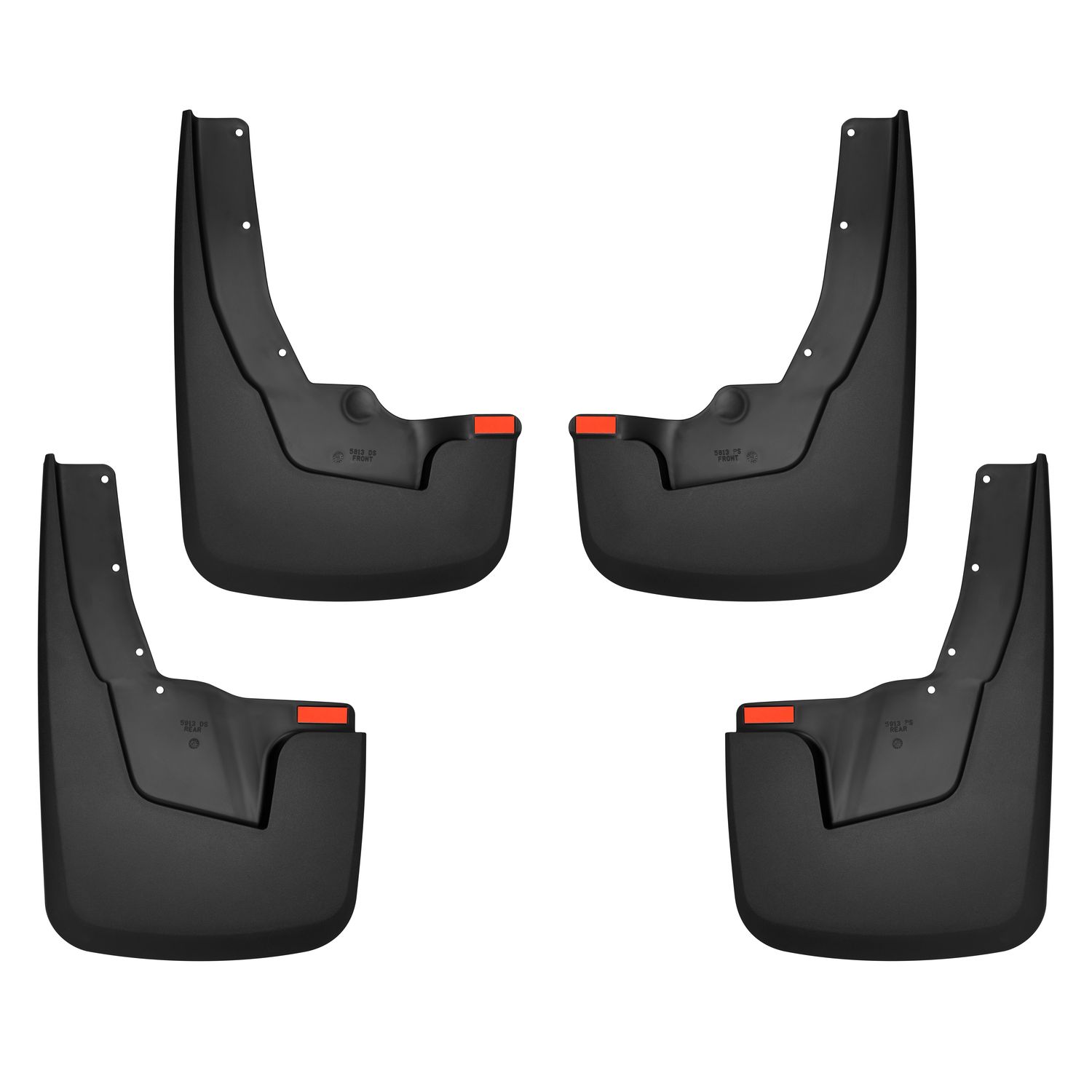 Front and Rear Mud Guard Set