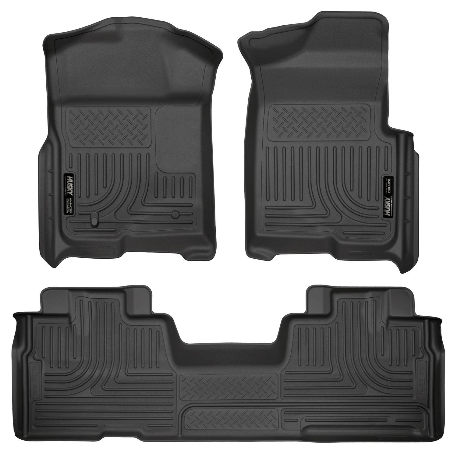 Front & 2nd Seat Floor Liners (Footwell Coverage)