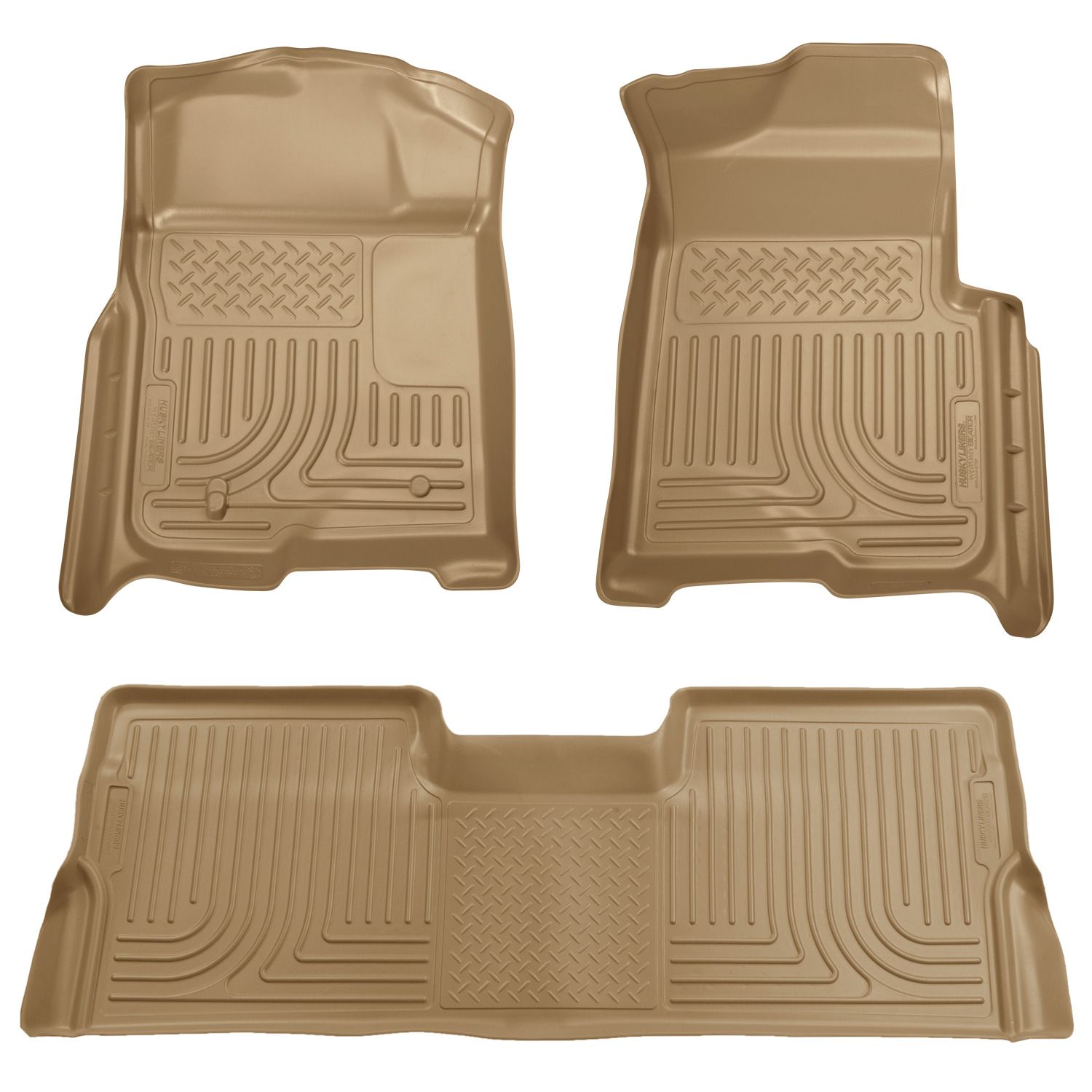 Front & 2nd Seat Floor Liners (Footwell Coverage)