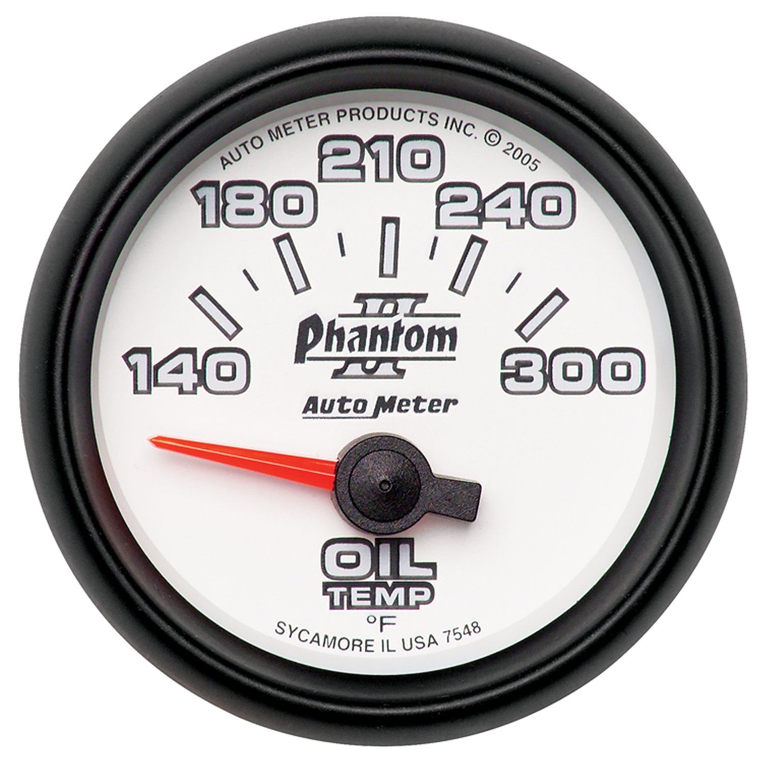 2-1/16 in. OIL TEMPERATURE, 140-300 Fahrenheit, PHANTOM II