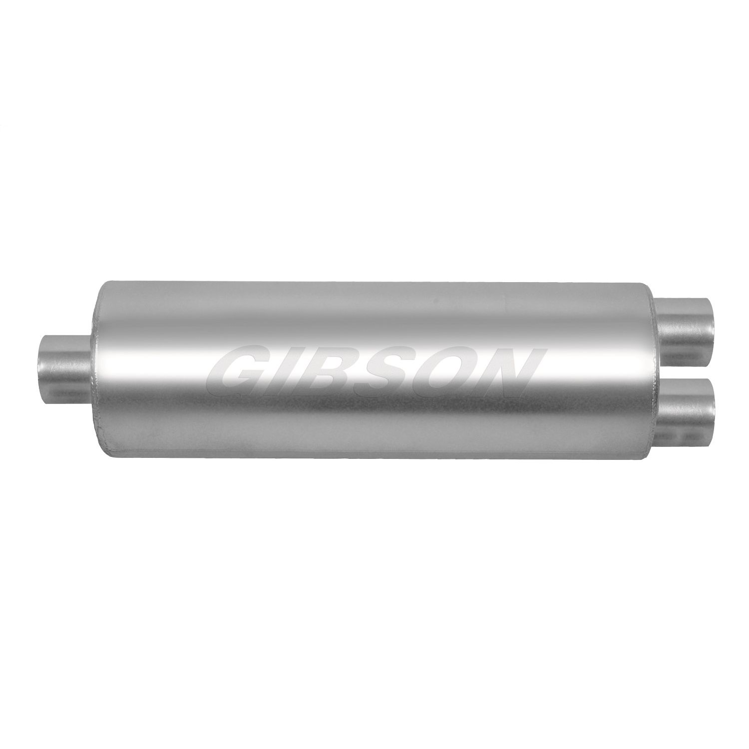 SFT Superflow Center/Dual Round Muffler; Stainless