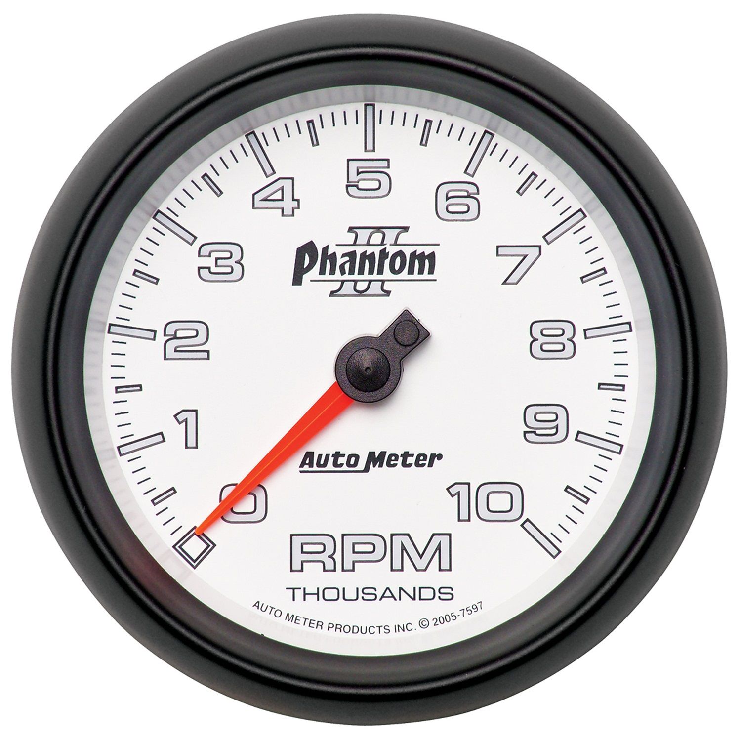 3-3/8 in. IN-DASH TACHOMETER, 0-10,000 RPM, PHANTOM II