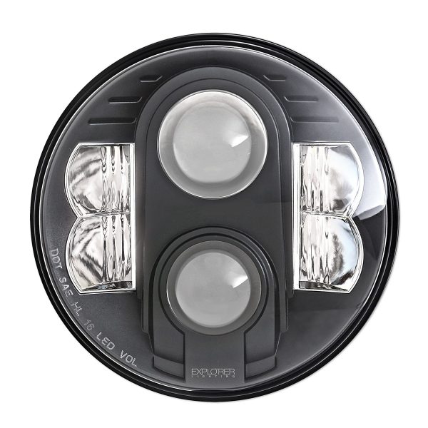 7IN ROUND LED HEADLIGHTS :PAIR