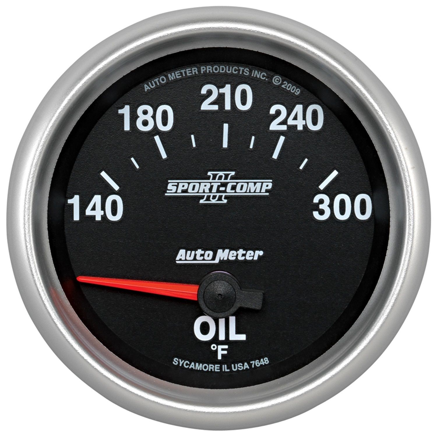 2-5/8 in. OIL TEMPERATURE, 140-300 Fahrenheit, SPORT-COMP II