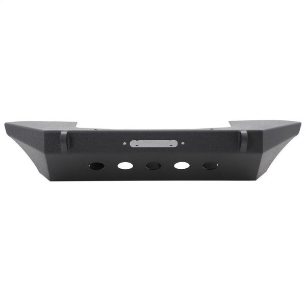 SRC Classic Front Bumper W/Winch Plate - Black Textured