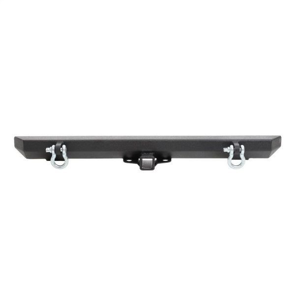 SRC Classic Rear Bumper W/ D-Rings - Black Textured