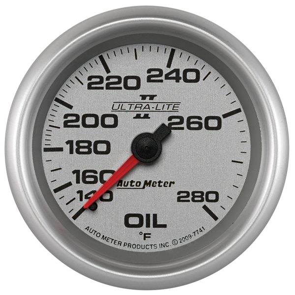 2-5/8 in. OIL TEMPERATURE, 140-280 Fahrenheit, ULTRA-LITE II