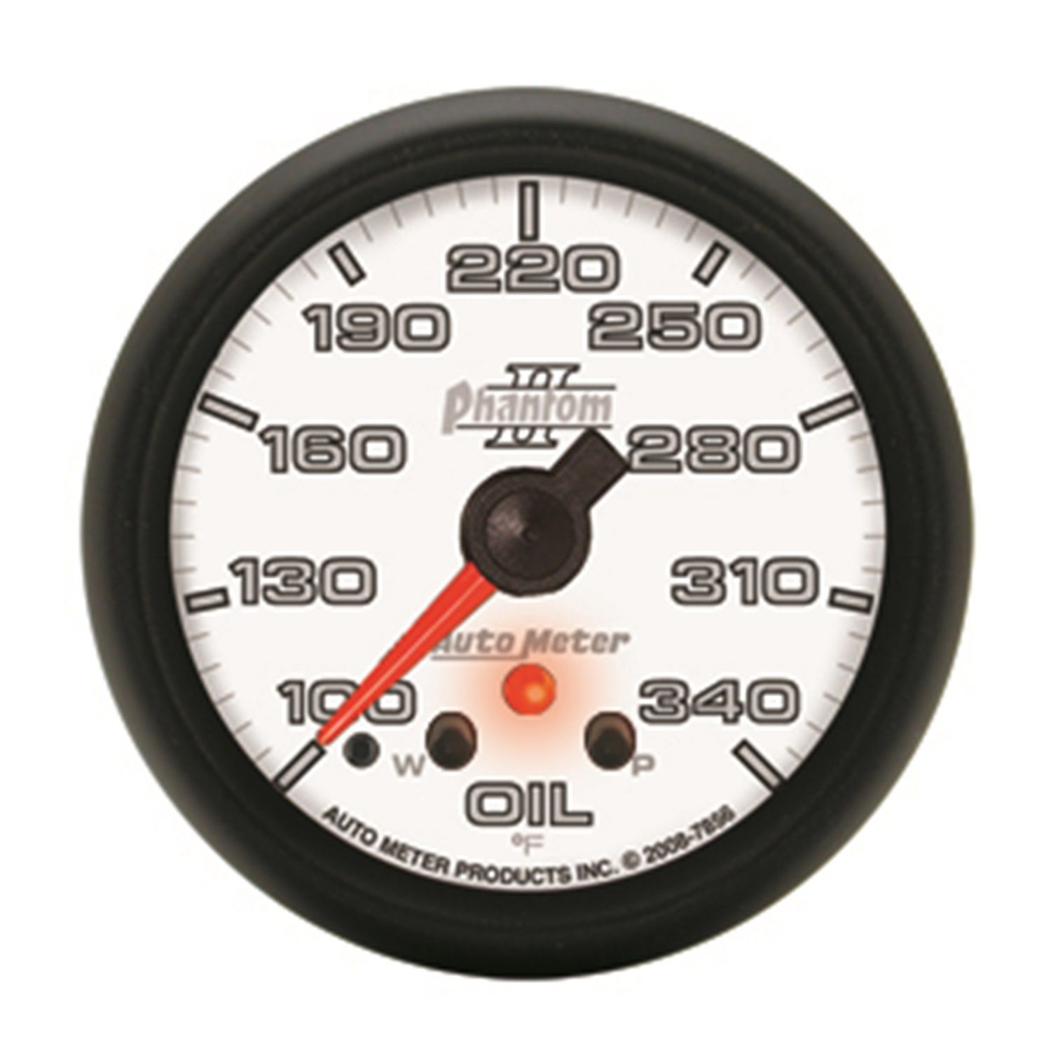 2-5/8 in. OIL TEMPERATURE, 100-340 Fahrenheit, PHANTOM II