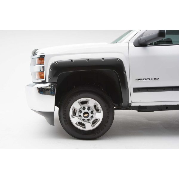 EGR - 791574 - USA Black Bolt-On Style Fender Flares