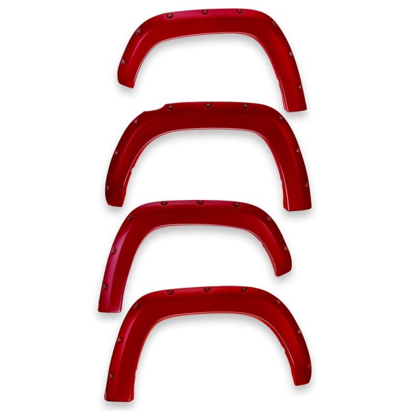 EGR - 792654-PR4 - USA Flame Red Color Match Style Fender Flares