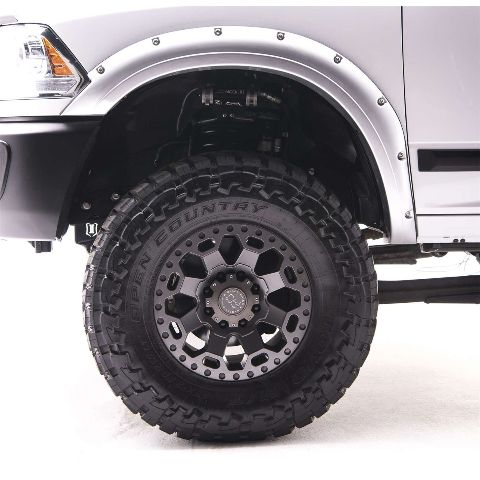 EGR - 792854-PS2 - USA Bright Silver Metallic Color Match Style Fender Flares