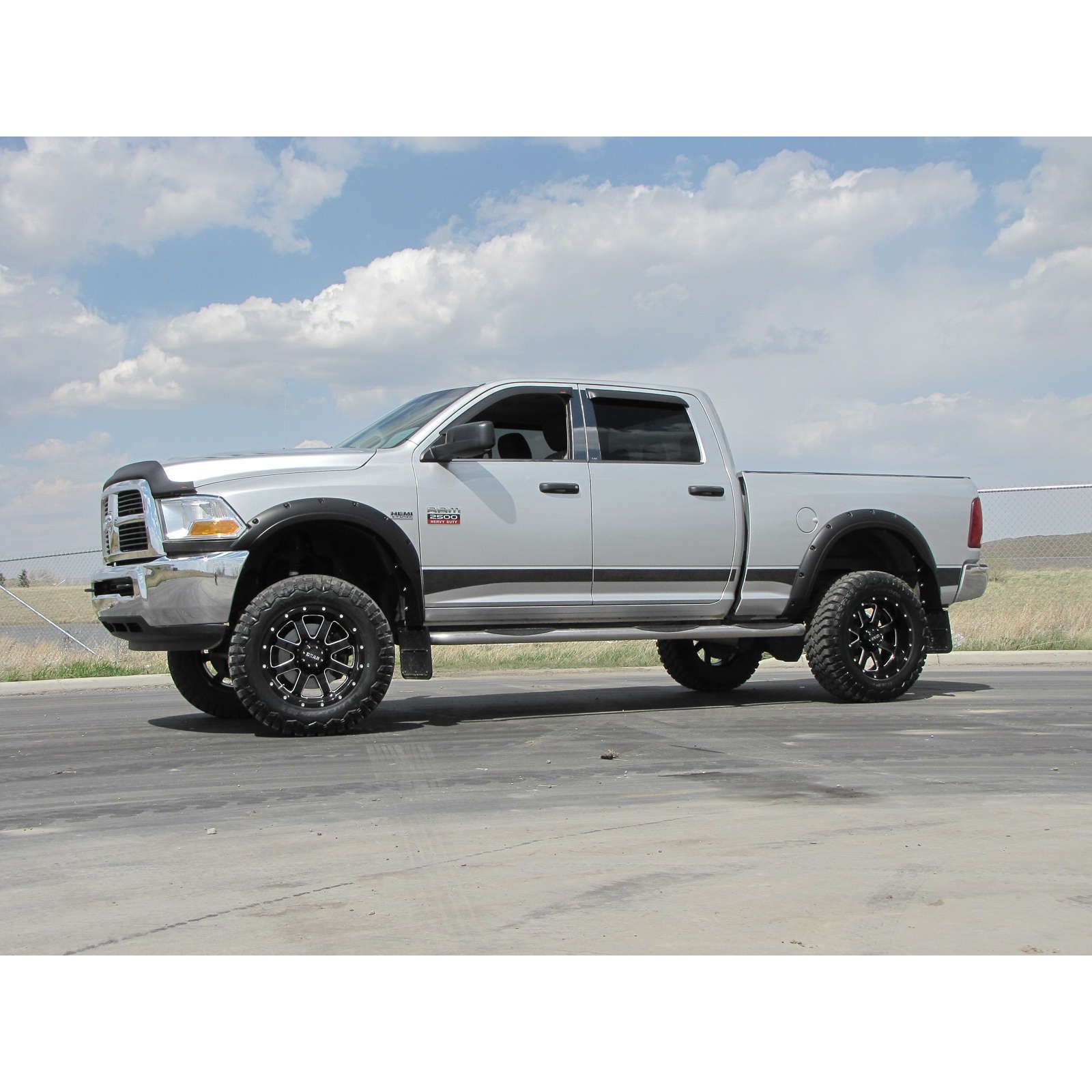 EGR - 792854RI - USA REDI FIT Black Bolt-On Style Fender Flares