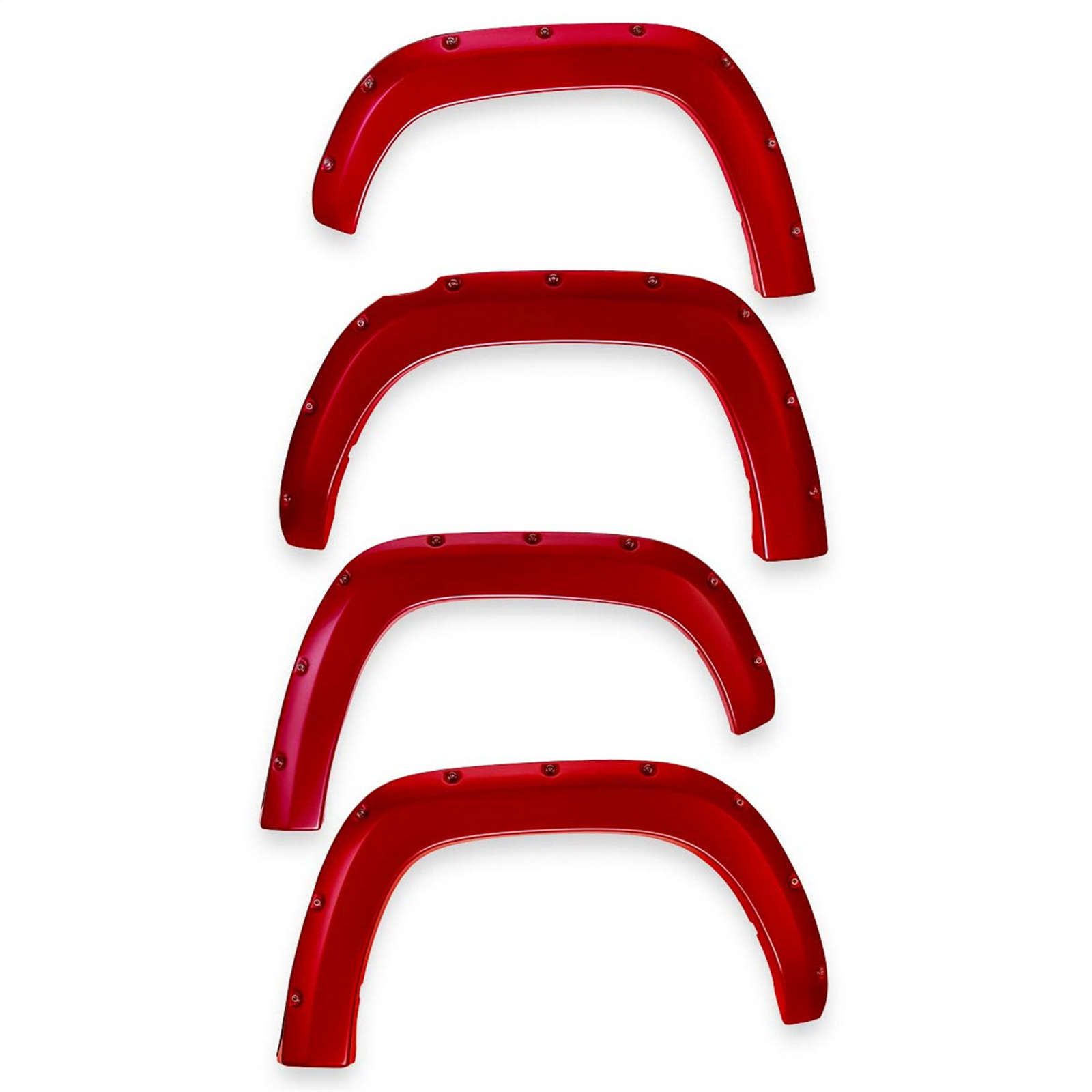 EGR - 793474-PQ - USA Race Red Color Match Style Fender Flares