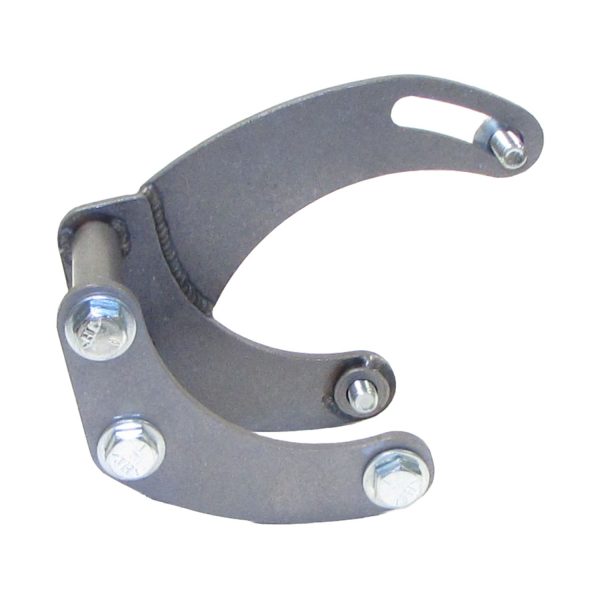 Borgeson - Pump Bracket - P/N: 802407 - Power steering pump bracket. Natural steel. Fits BBC with long water pump.