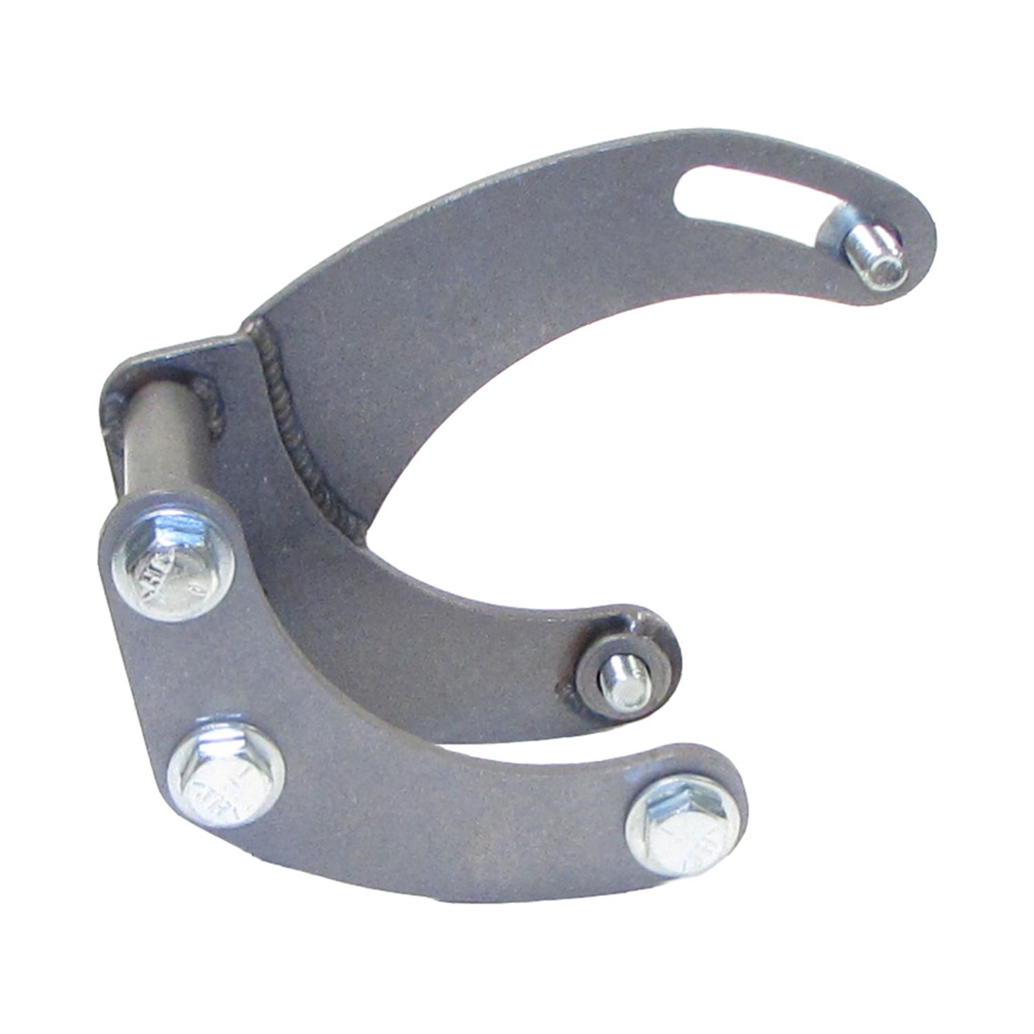 Borgeson - Pump Bracket - P/N: 802400 - Power steering pump bracket. Natural steel. Fits SBC with short water pump.