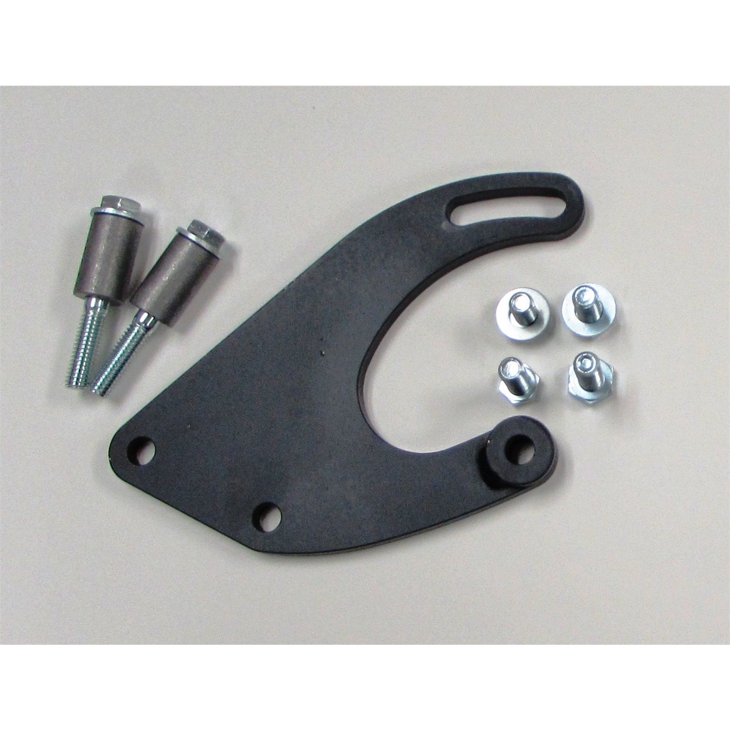 Borgeson - Pump Bracket - P/N: 802412 - Power steering pump bracket for attaching a Saginaw style P/S pump to Mopar 318/340/360. With hardware.