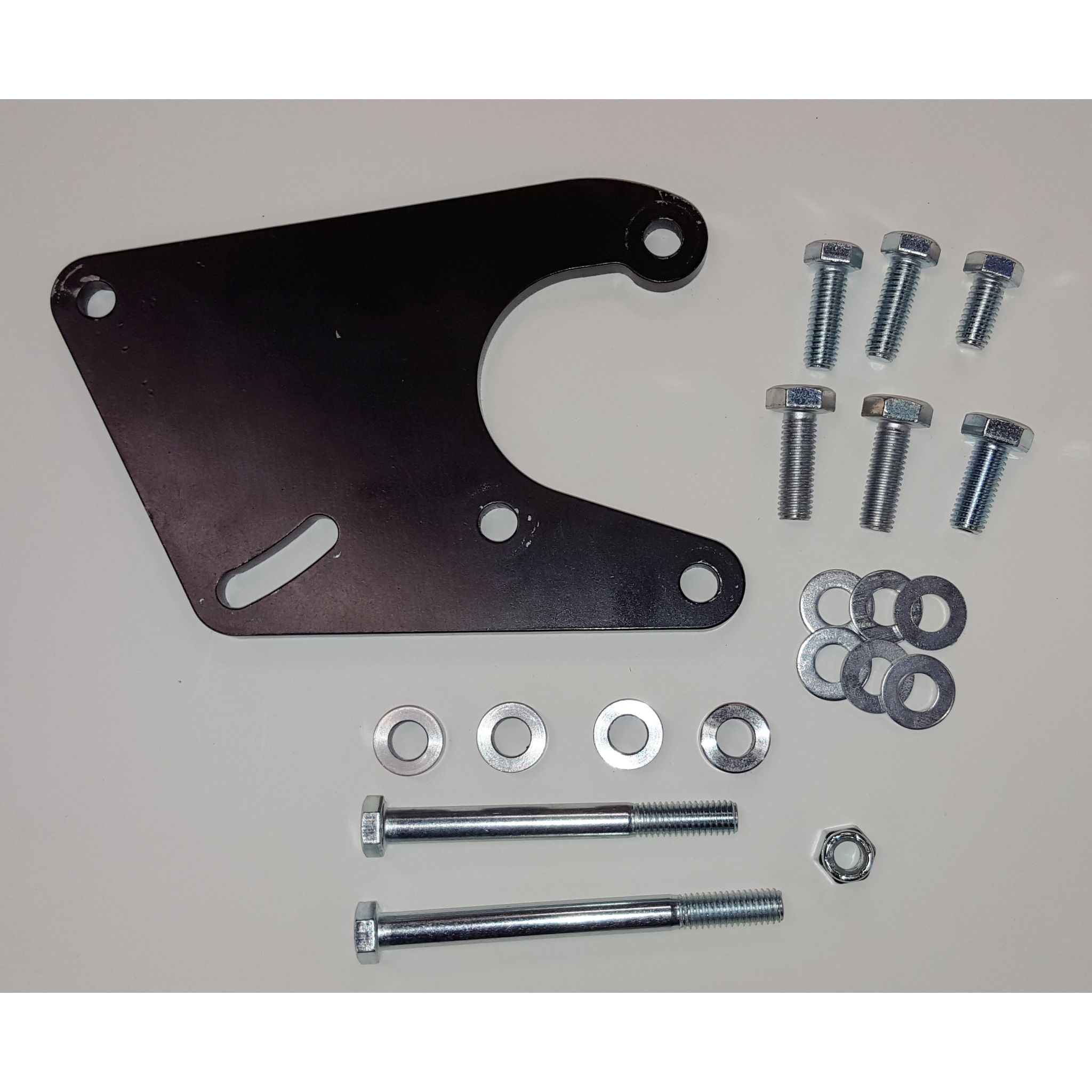 Borgeson - Pump Bracket - P/N: 802414 - Power steering pump bracket for attaching a Saginaw style P/S pump to Mopar 383/440. With hardware.