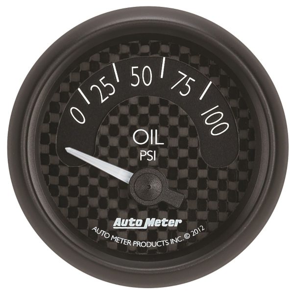 2-1/16 in. OIL PRESSURE, 0-100 PSI, GT