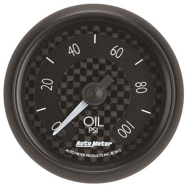 2-1/16 in. OIL PRESSURE, 0-100 PSI, GT