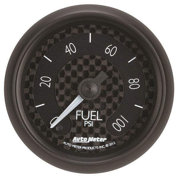 2-1/16 in. FUEL PRESSURE, 0-100 PSI, GT