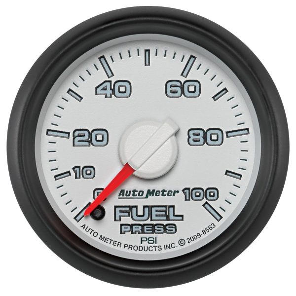 2-1/16 in. FUEL PRESSURE, 0-100 PSI, GEN 3 DODGE FACTORY MATCH