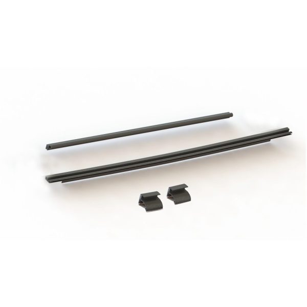 Rampage Products 87135 Tailgate Tonneau Bar Kit for 2007-2018 Jeep Wrangler JK and JK Unlimited, Black