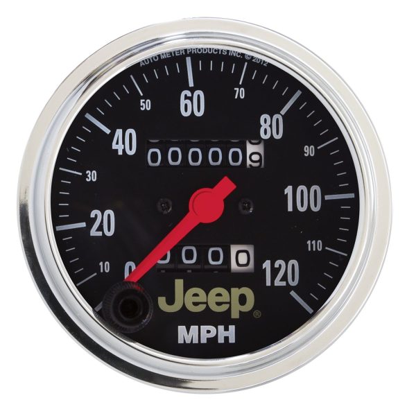 3-3/8 in. SPEEDOMETER, 0-120 MPH, JEEP