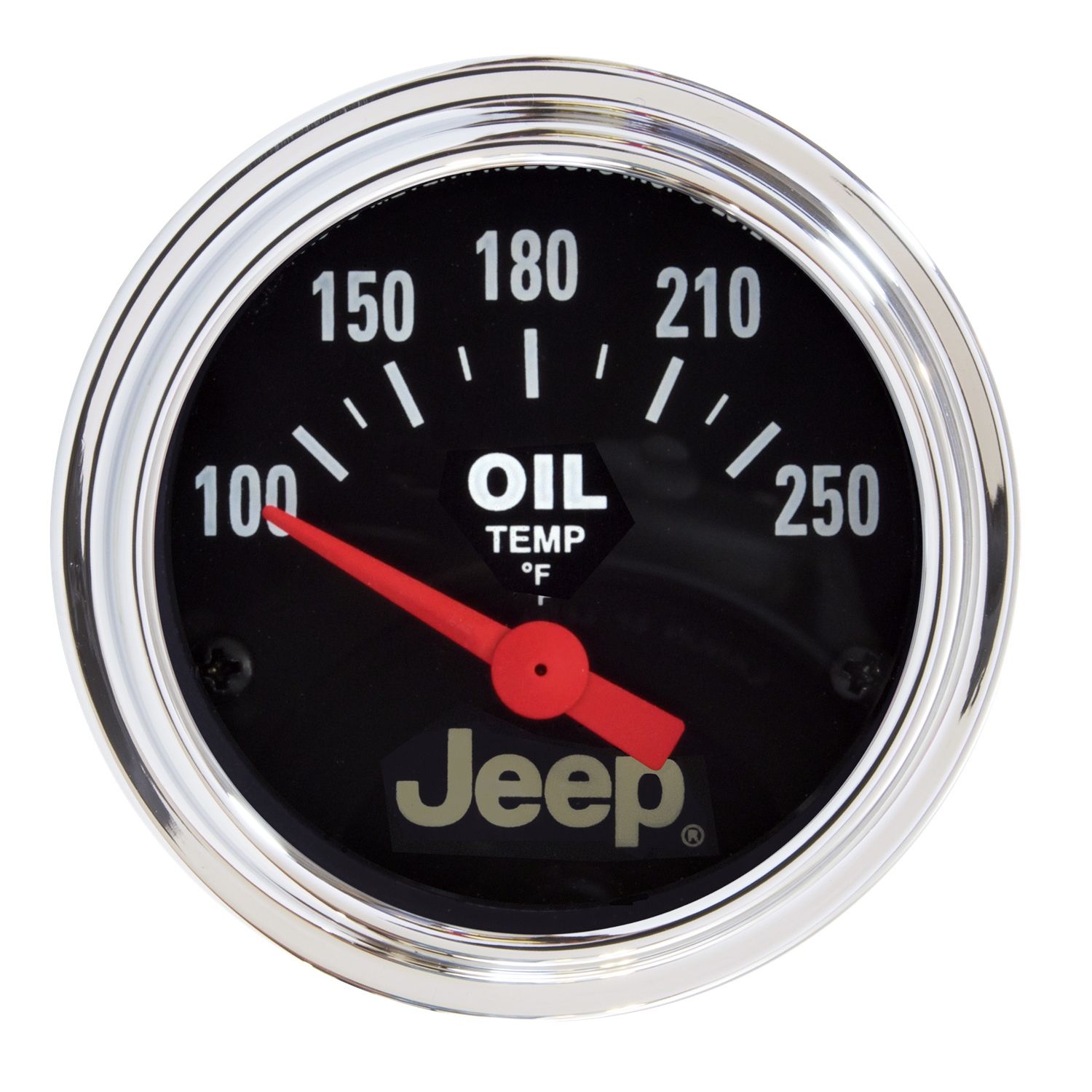 2-1/16 in. OIL TEMPERATURE, 100-250 Fahrenheit, JEEP