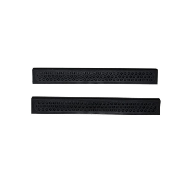 Auto Ventshade 88407 Stepshield Black Door Sill Protector, Universal 2-Piece Set