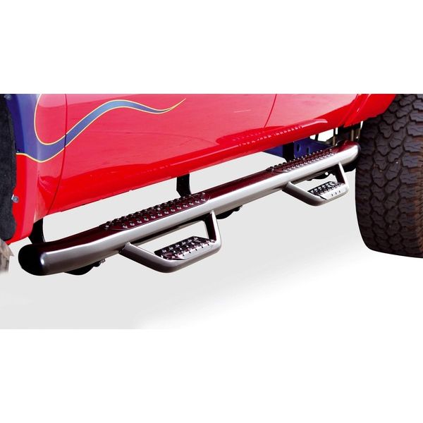 Go Rhino - D44099B - DOMINATOR D4 Dual-Step(TM) Cab-Length SideSteps