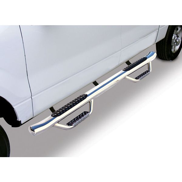 Go Rhino - D44050PS - DOMINATOR D4 Dual-Step(TM) Cab-Length SideSteps