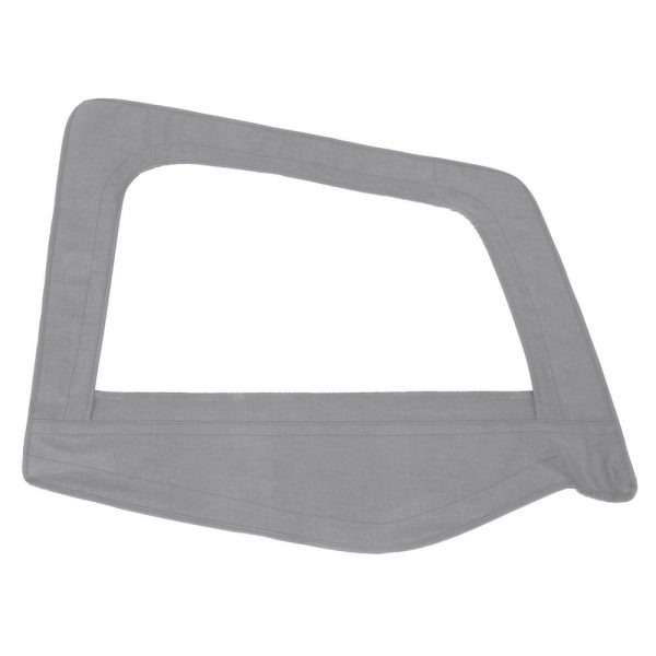 Soft Top - Door Skin W/ Frame - Passenger Side - Denim Gray