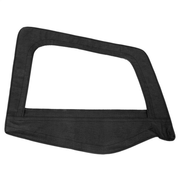 Soft Top - Door Skin W/ Frame - Passenger Side - Denim Black