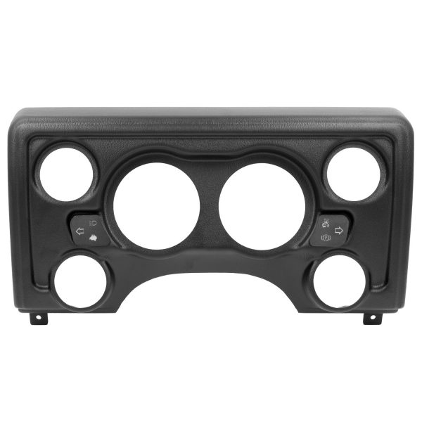 DIRECT FIT DASH PANEL, 6 GAUGE (3 3/8 in. X2, 2 1/6 in. X4), JEEP TJ / XJ