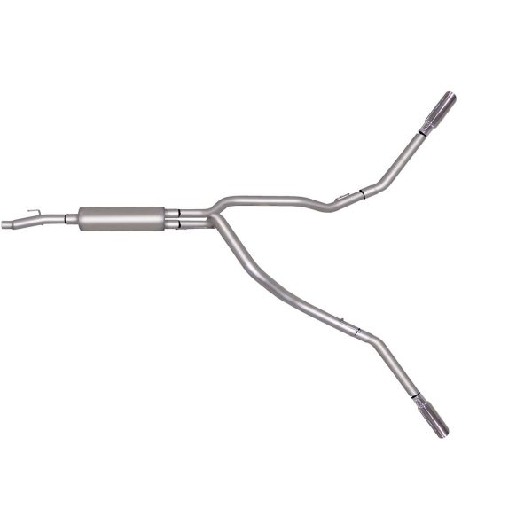 Cat-Back Dual Extreme Exhaust System; Aluminized