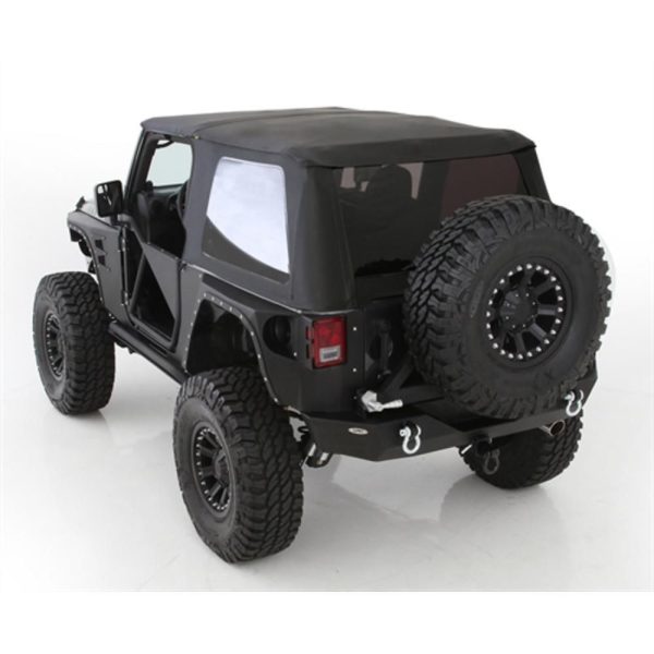 BOWLESS COMBO TOP W/TINTED WINDOWS - BLACK DIAMOND JEEP, 07-18 (JK) 2 DOOR